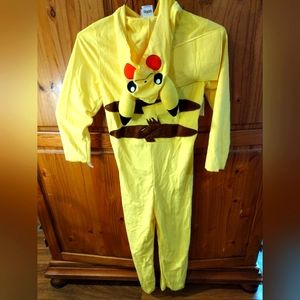Pokemon Pikachu kids Halloween costume, yellow and brown, sizebL 10/12